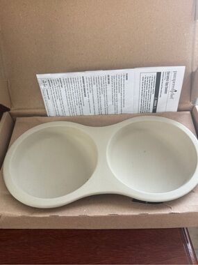 Pampered Chef microwave stoneware Egg Cooker 1372 open box